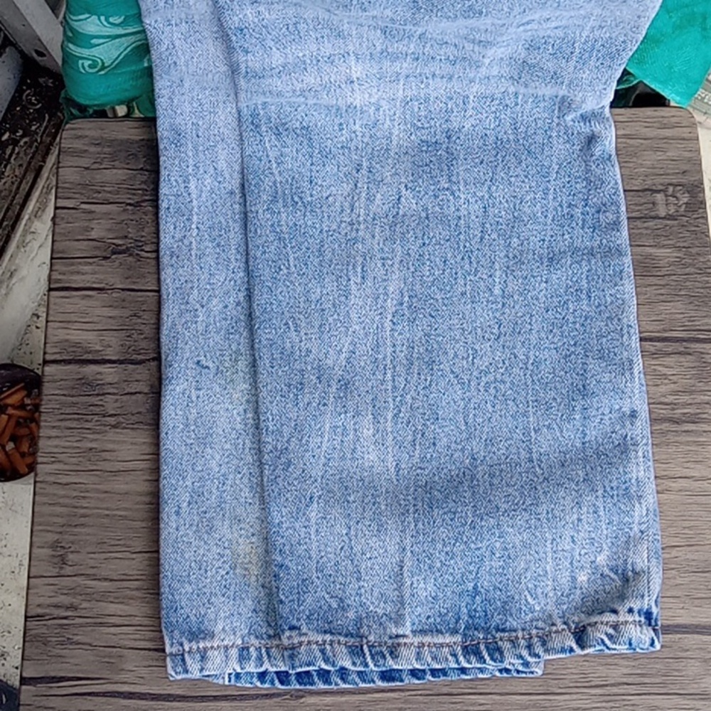 Levi's Classic Light Blue Straight Jeans 14reg 27 W 27 L - Picture 8 of 10
